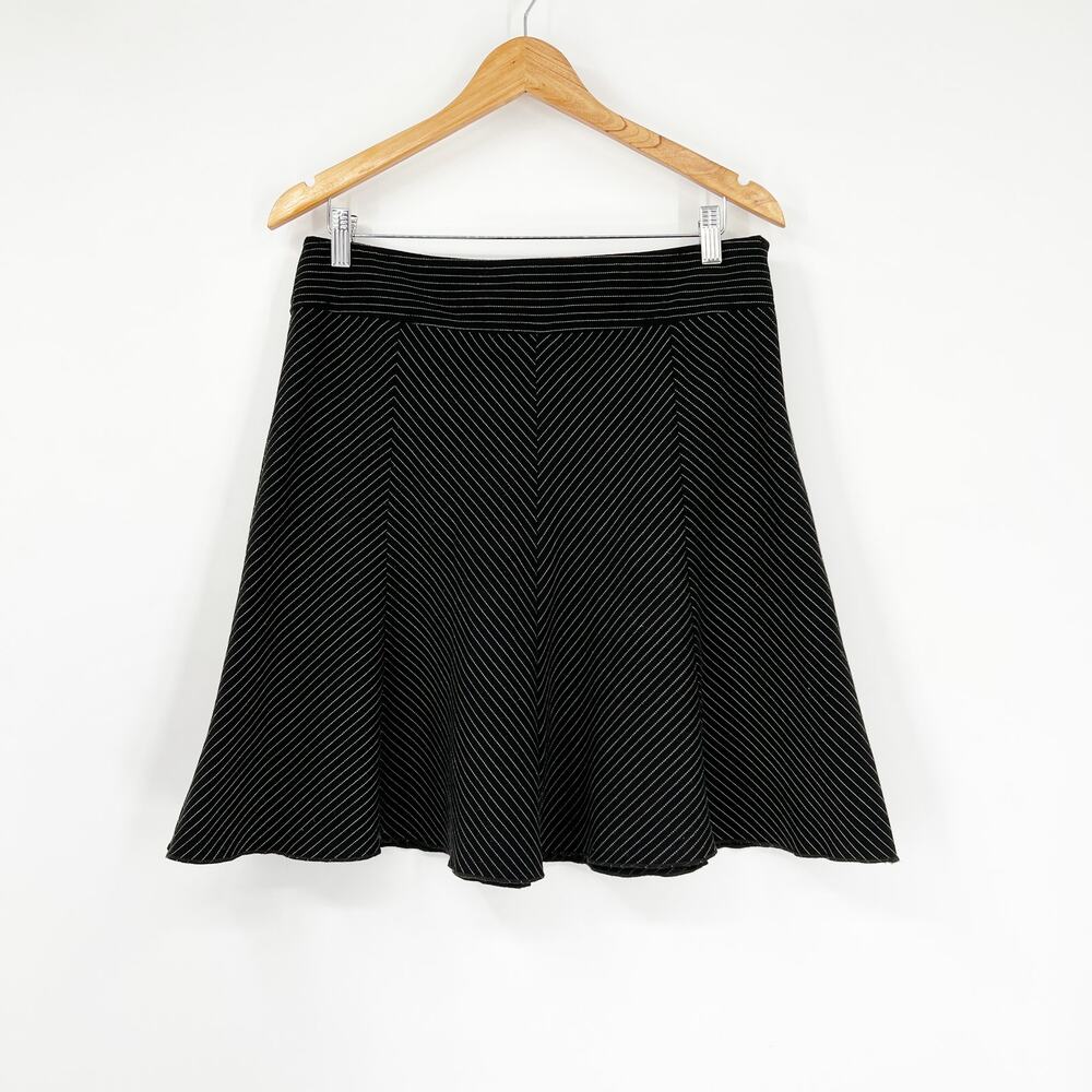 Vintage Y2k Exact Change Pinstripe Grunge Skater Skirt Size 9